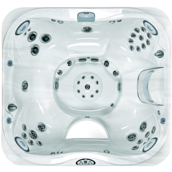 Jacuzzi® J-365™ ulkoporeallas ylhäältä kuvattuna