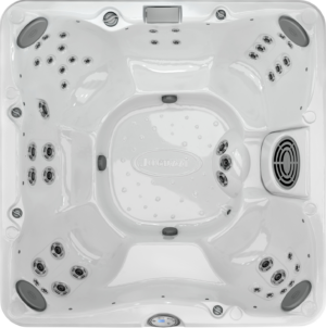 Jacuzzi® J-280™ ulkoporeallas ylhäältä kuvattuna