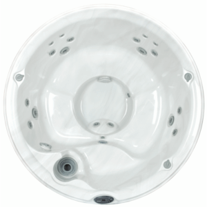 Jacuzzi® J-210™ ulkoporeallas ylhäältä kuvattuna