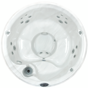 Jacuzzi® J-210™ ulkoporeallas ylhäältä kuvattuna