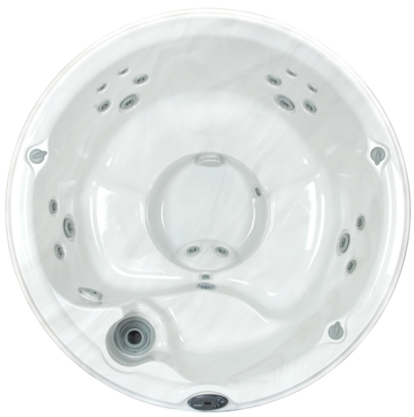 Jacuzzi® J-210™ ulkoporeallas ylhäältä kuvattuna