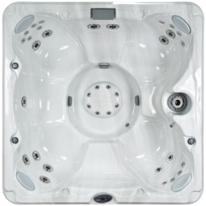 Jacuzzi® J-245™ ulkopåoreallas ylhäältä kuvattuna