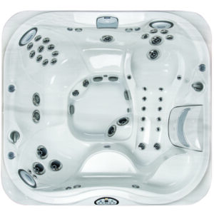 Jacuzzi® J-355™ ulkoporeallas ylhäältä kuvattuna