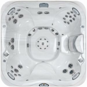 Jacuzzi® J-385™ ulkoporeallas ylhäältä kuvattuna