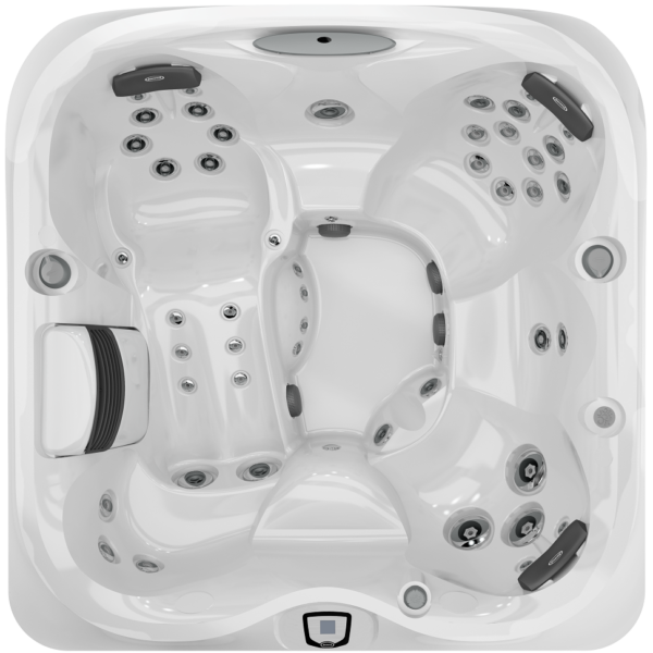 Jacuzzi® J-435™ ulkoporeallas ylhäältä kuvattuna