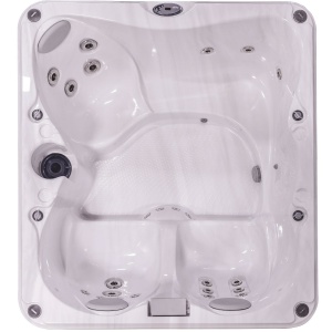 Jacuzzi® J-225™ ulkoporeallas ylhäältä kuvattuna