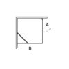 HAFA Igloo Pro Suihkunurkka Suora + Kiinteä Huurrettu 80X130 - Image 3